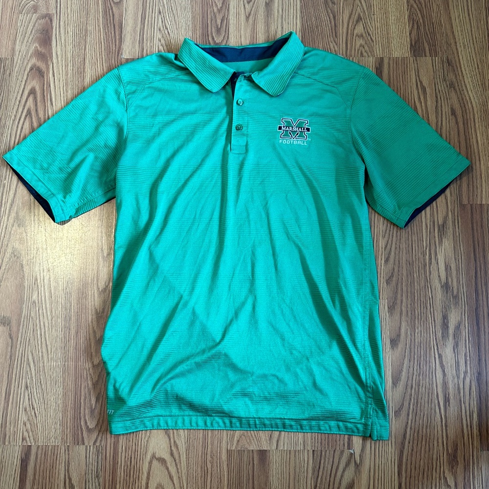 Nike Men’s Marshall University Short Sleeve Polo
